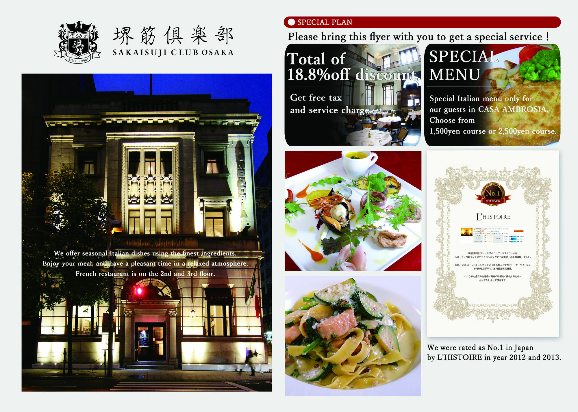 Casa Ambrosia Hotel Osaka Bagian luar foto